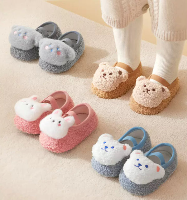 Non-Slip Winter Baby Strap Slipper