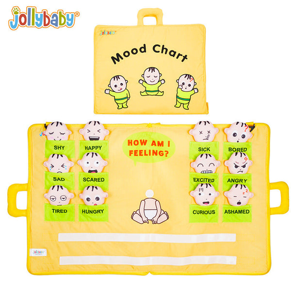 Mood Chart - Washable Stick-On Puzzle Game for Toddler