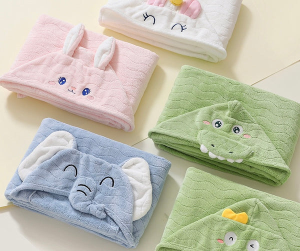 Animal Style Baby Hooded Bath and Beach Towel