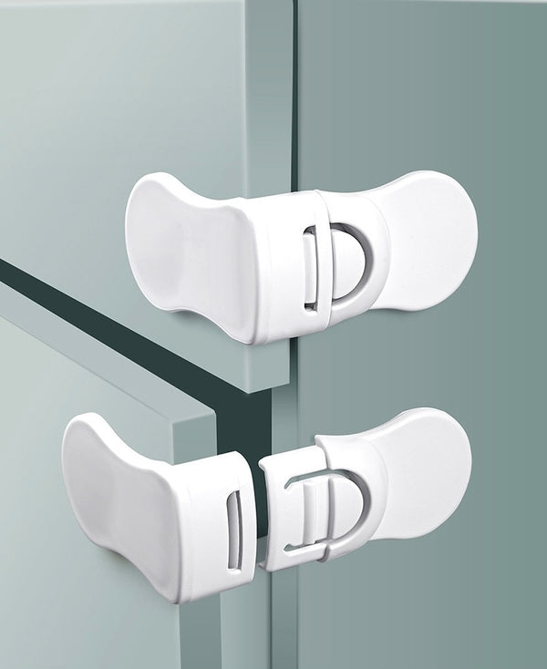 White Angle Safety Locks (Pack of 3)