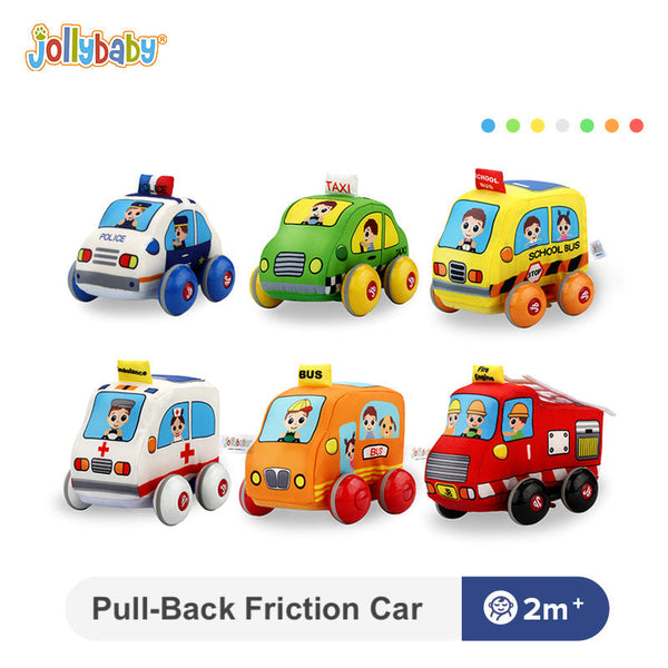 Washable Pull-Back Friction Toy Car