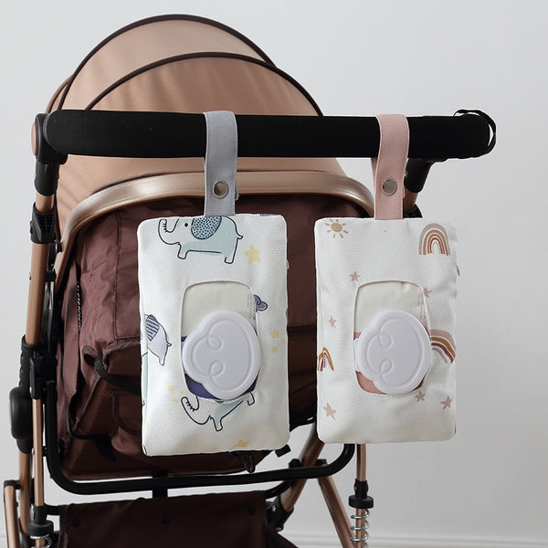 On the Go Pram Baby Wipe Dispenser