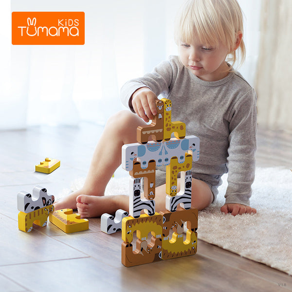 Animals Stacking Blocks