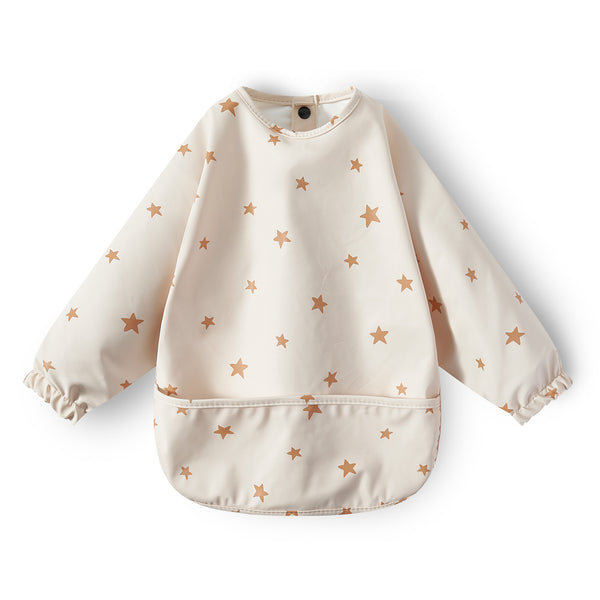 Long Sleeve Feeding Smock - Stars