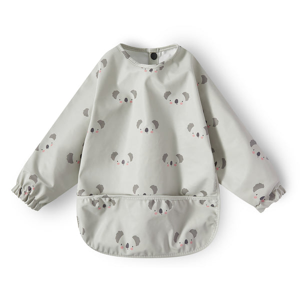 Long Sleeve Feeding Smock - Koala